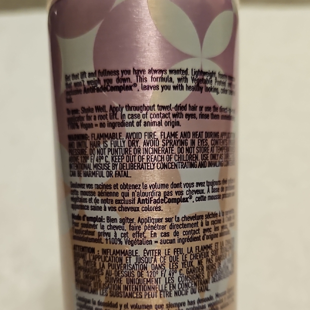 Pureology On the Rise Root-Lifting Mousse - Silver and White - Picture 8 of 9